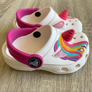 CROCS Toddler Unicorn Clogs Size C5